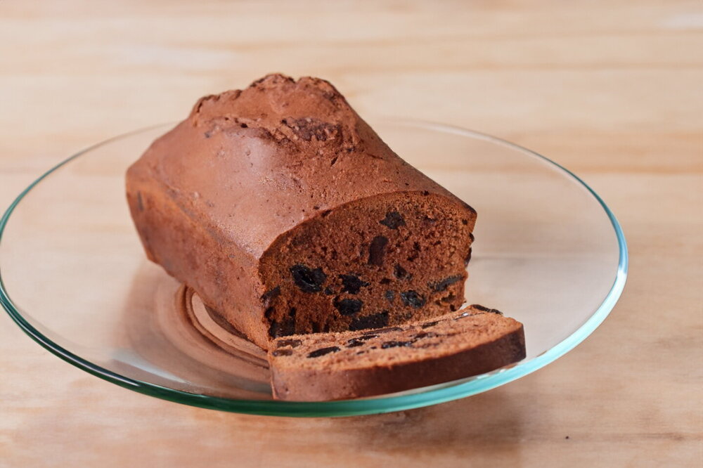 Chocolate Prune Loaf Cake