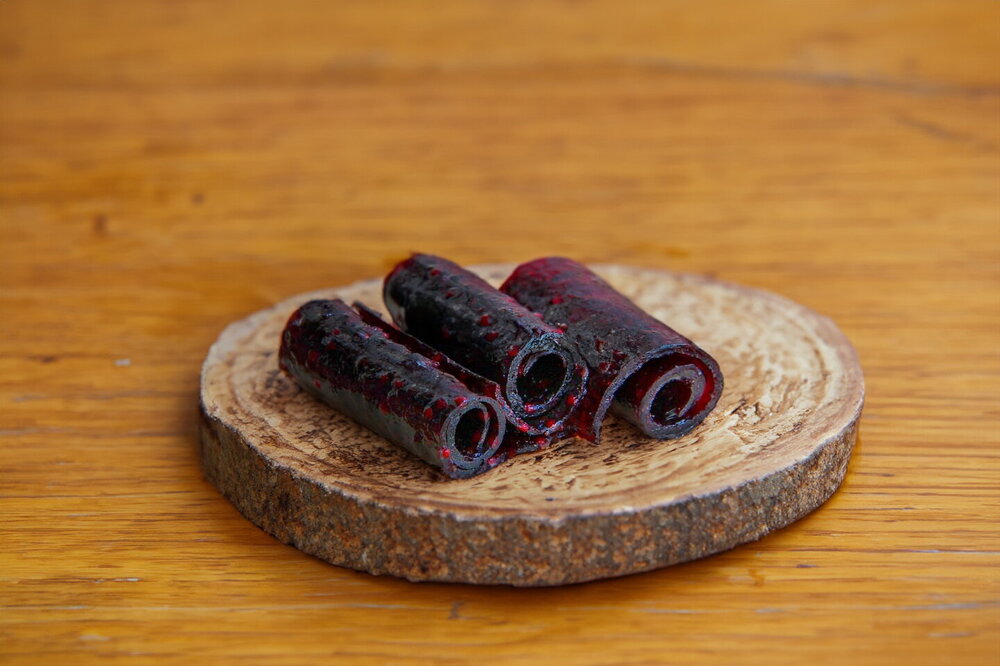 Homemade Blackcurrant Fruit Leather