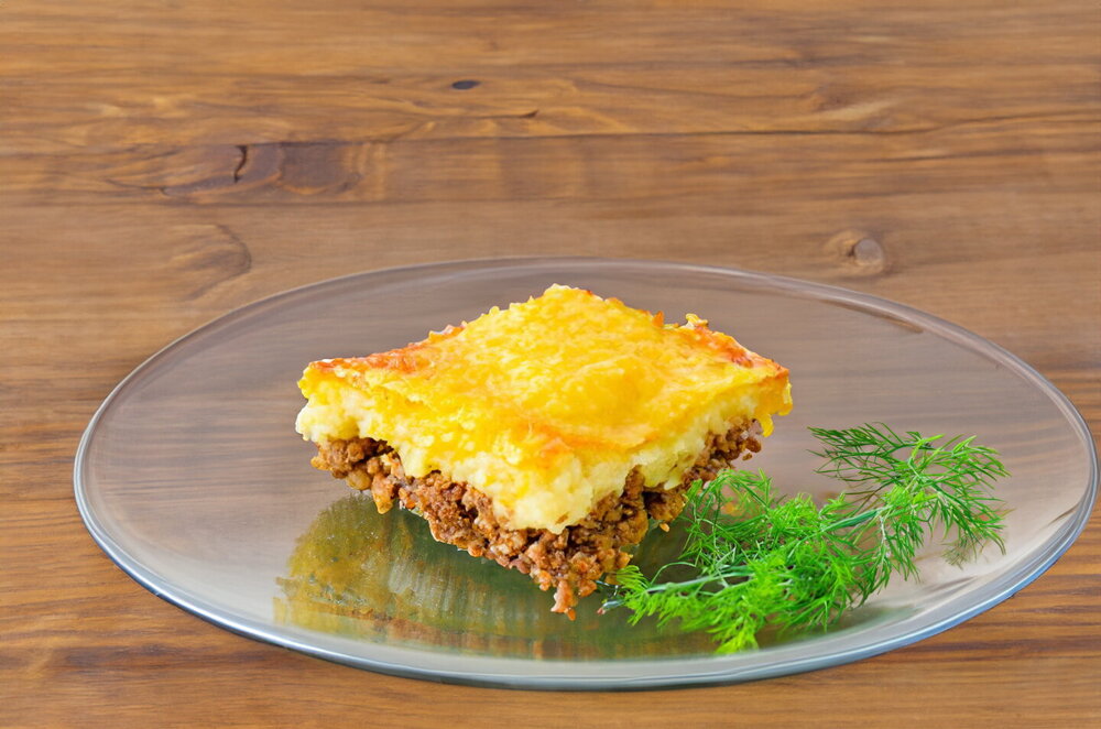 Oven-Baked Potato Casserole with Ground Meat and Cheese