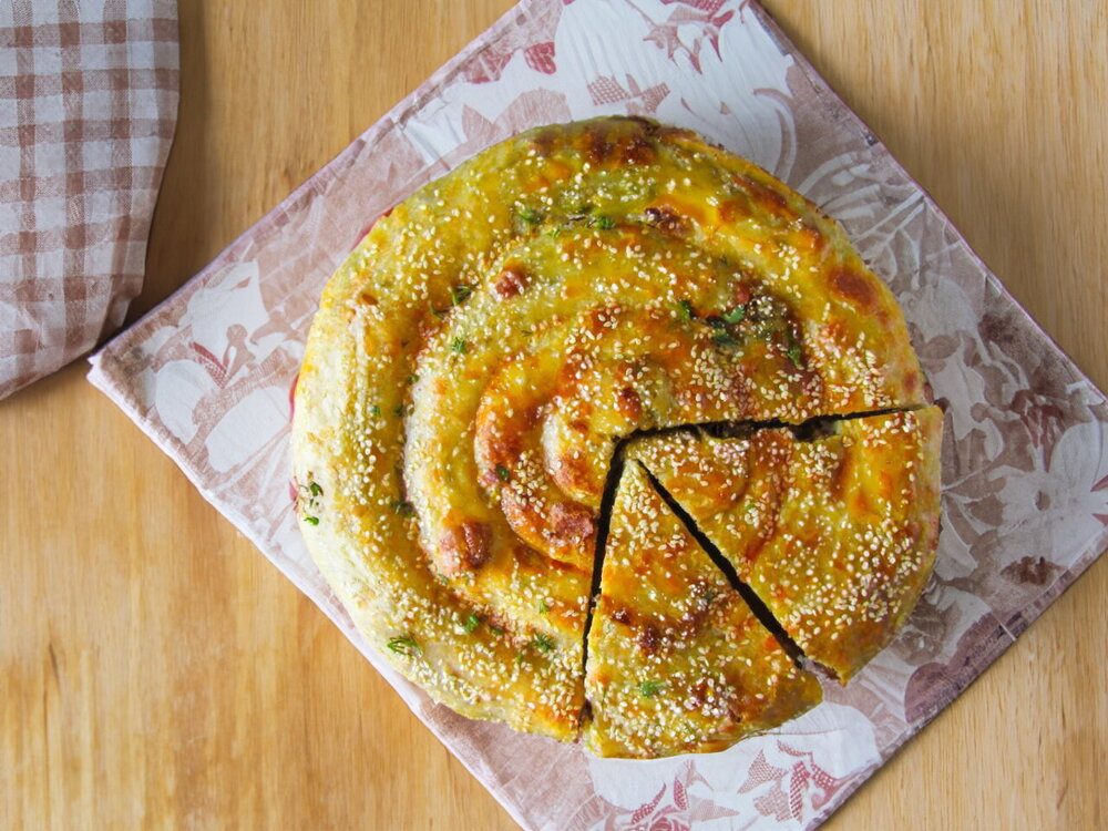 Turkish Börek with Meat Filling