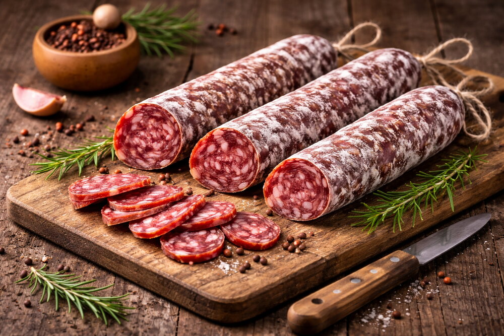 Homemade Beef droëwors