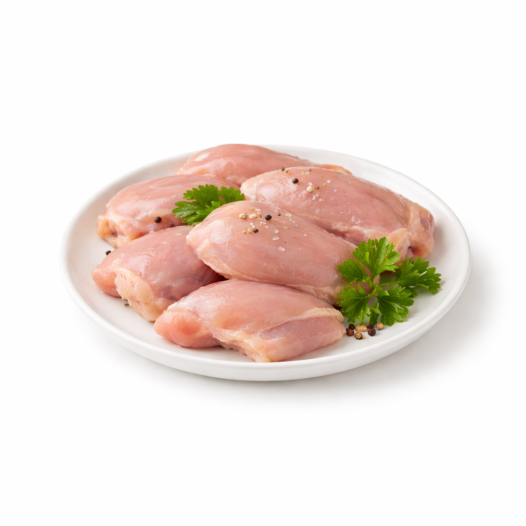 Skinless boneless chicken thighs