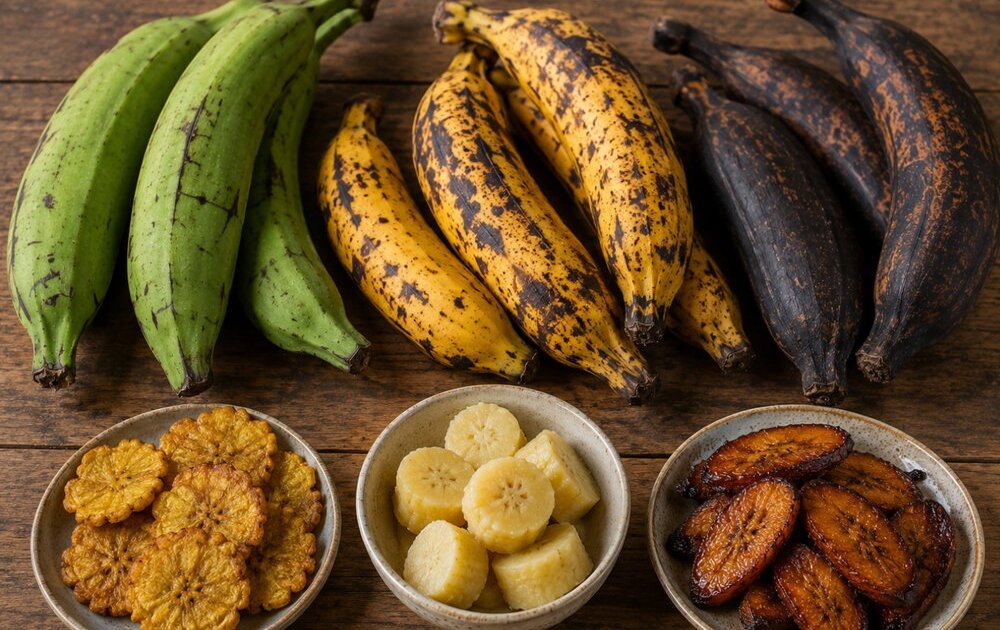 Plaintain Rope Plantain: Ripe vs Unripe — The Science of Sweetness, Texture & Best Uses