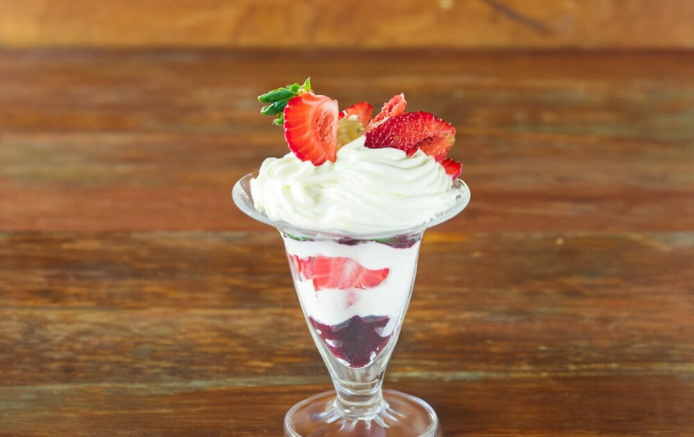 Strawberries and Cream Dessert