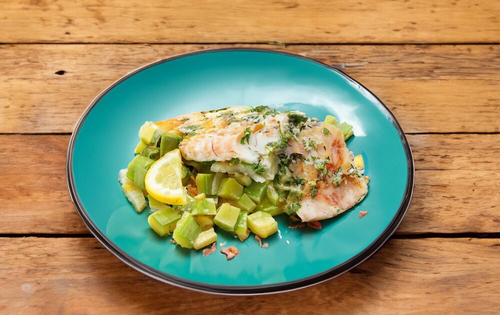 Oven-Baked Cod with Vegetables