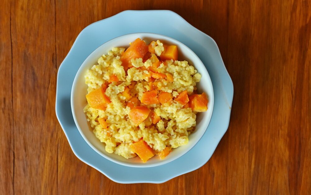 Millet Porridge with Pumpkin in the Oven