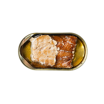 Canned pink salmon