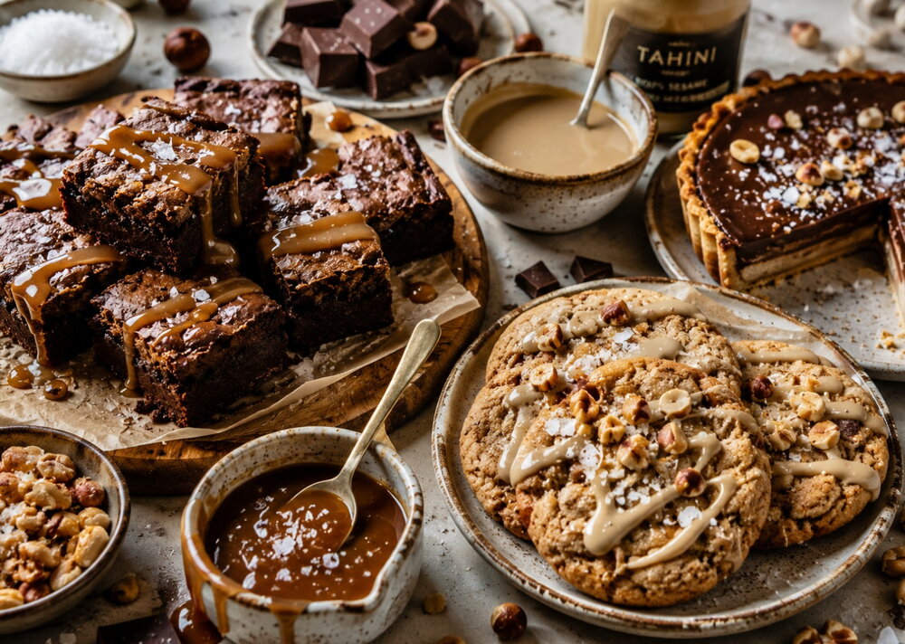 Sweet-Salty Desserts: Salted Caramel, Tahini, Miso & Nutty Bakes to Crave