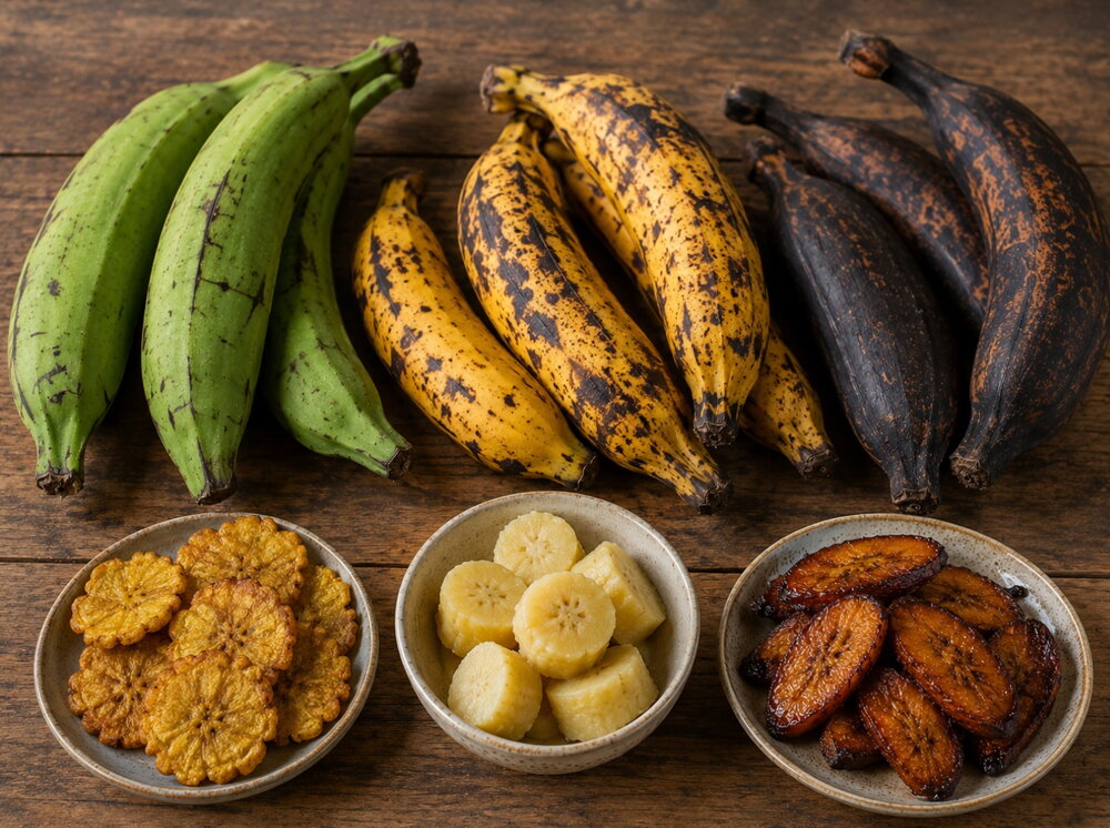 Plantain: Ripe vs Unripe — The Science of Sweetness, Texture & Best Uses