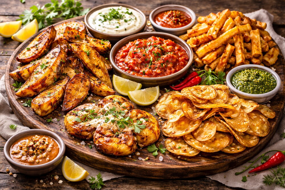 Yam 8 Ways: Roasted, Fried, Boiled, Mashed, Yam Chips + Quick Sauces