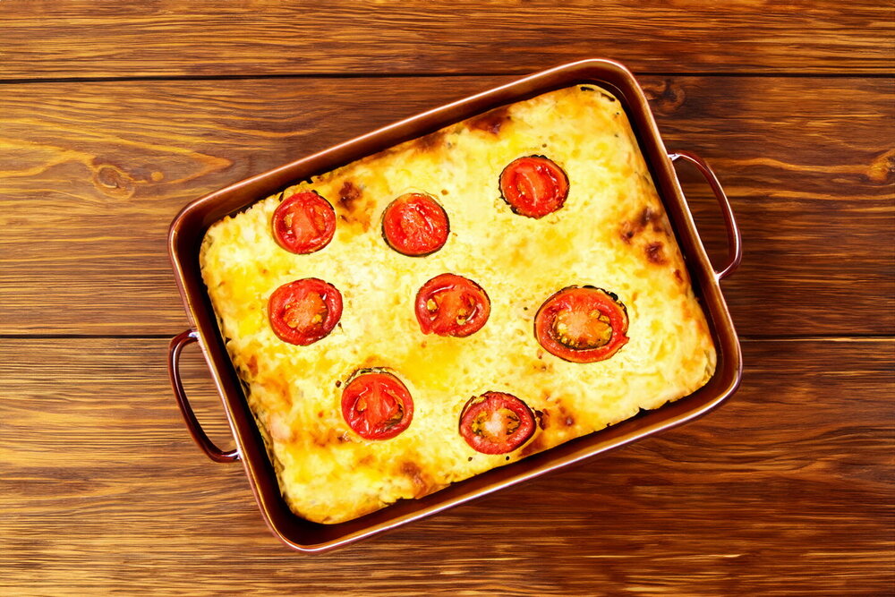 Potato Casserole with Ground Chicken in the Oven
