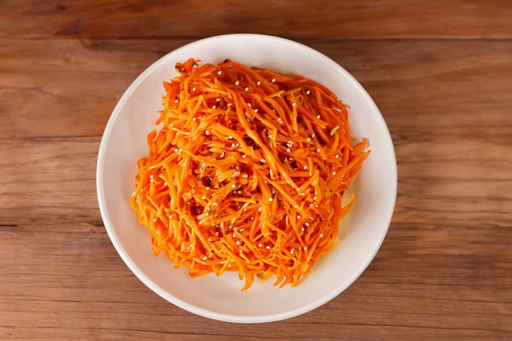 Homemade Korean-Style Carrot with Seasoning