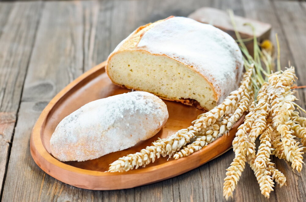 Sourdough White Bread Baked in the Oven
