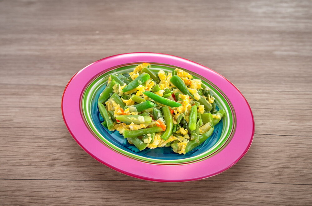 Green Beans with Eggs