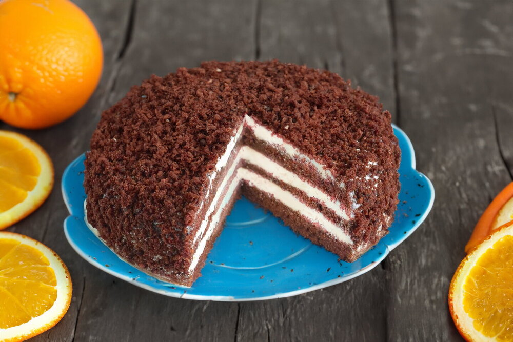 Cocoa Cake with Kefir