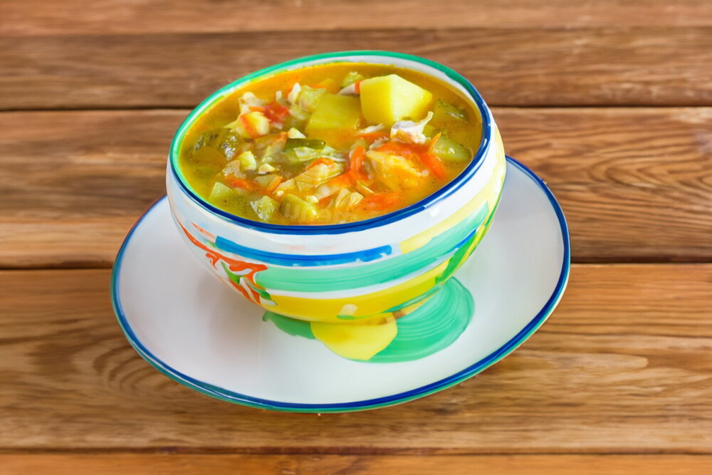 Soup with Pickled Cucumbers