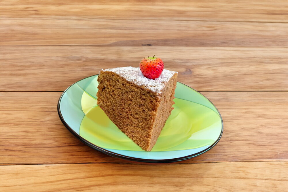 Cocoa Cake in the Oven