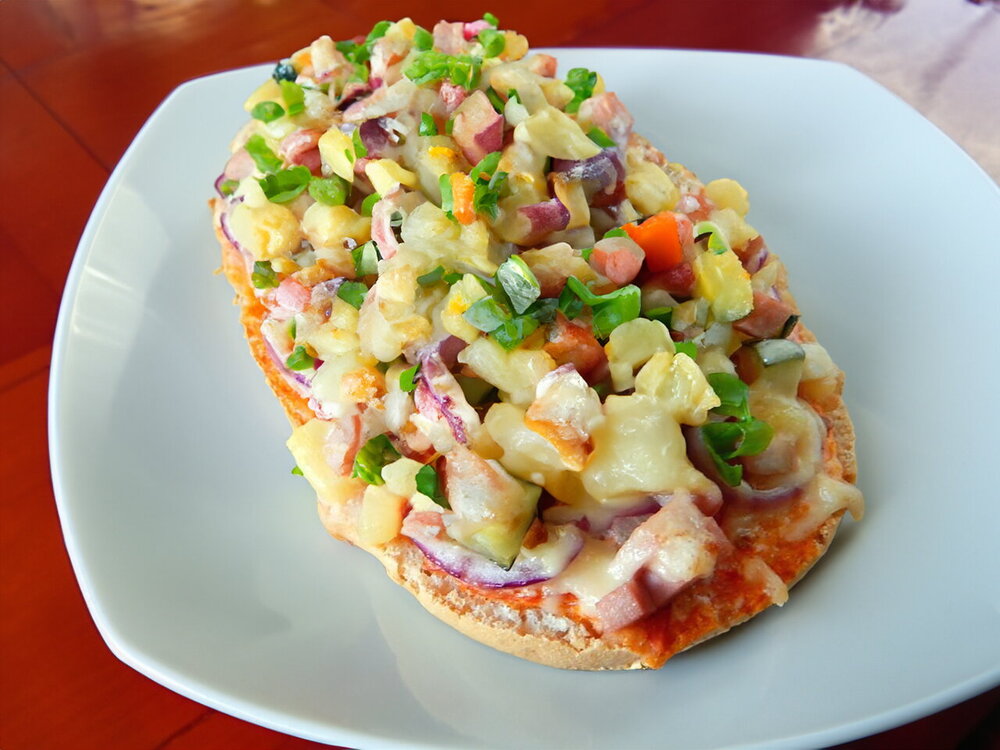 Oven-Baked Bread Pizza