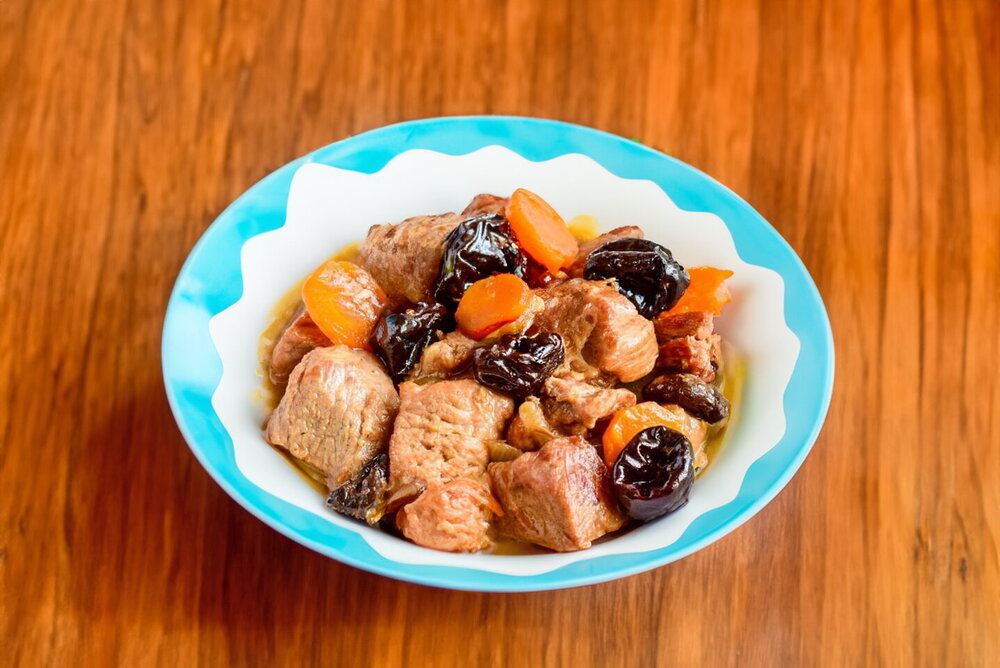 Braised Pork with Prunes
