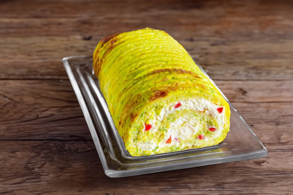 Zucchini Roll Baked in the Oven