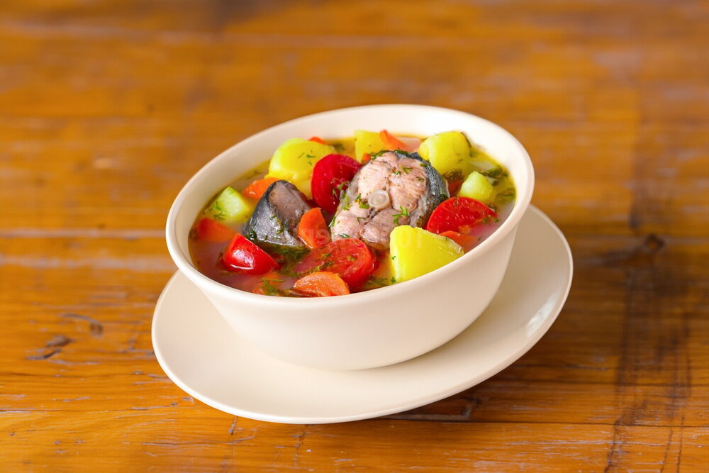 Fish Soup with Tomatoes