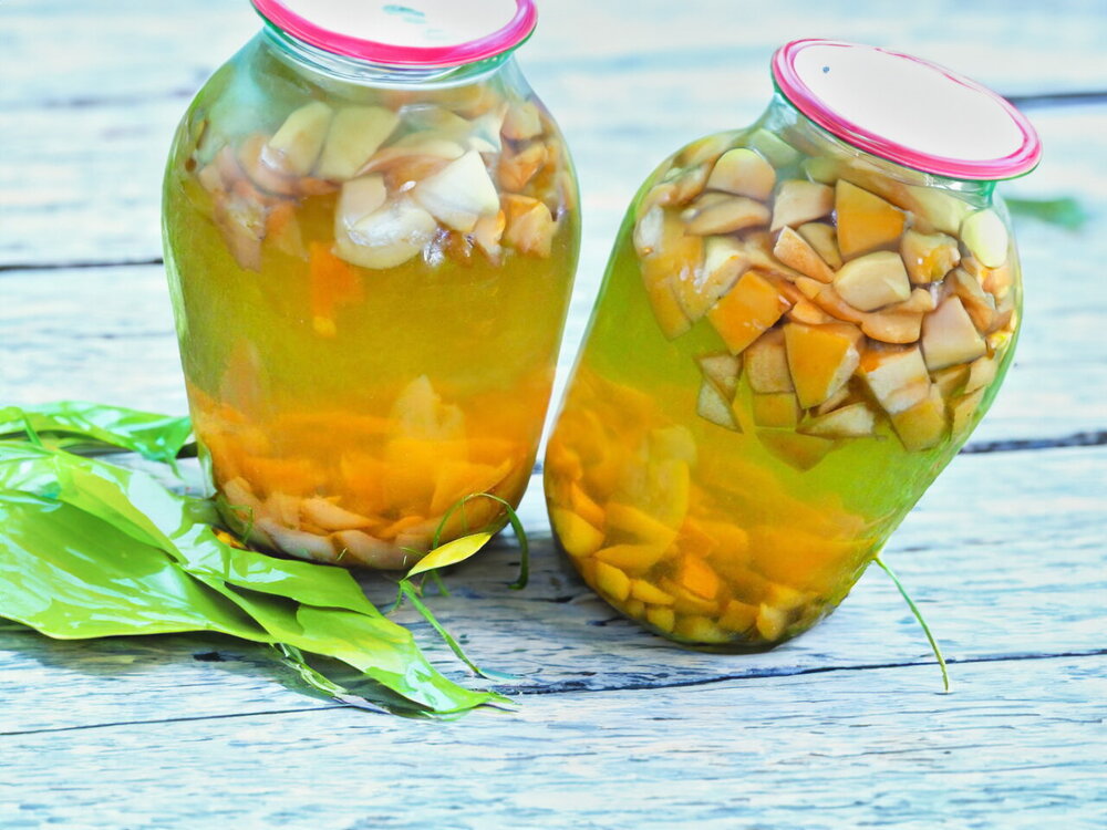 Apple and Pear Compote for Winter