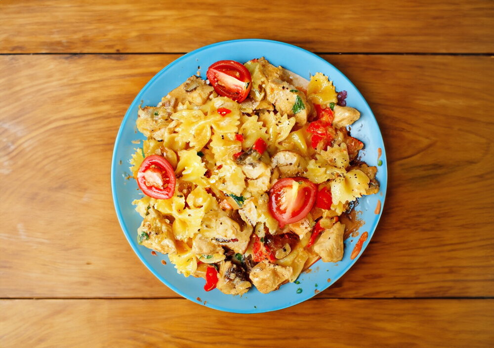 Pasta with Chicken and Mushrooms