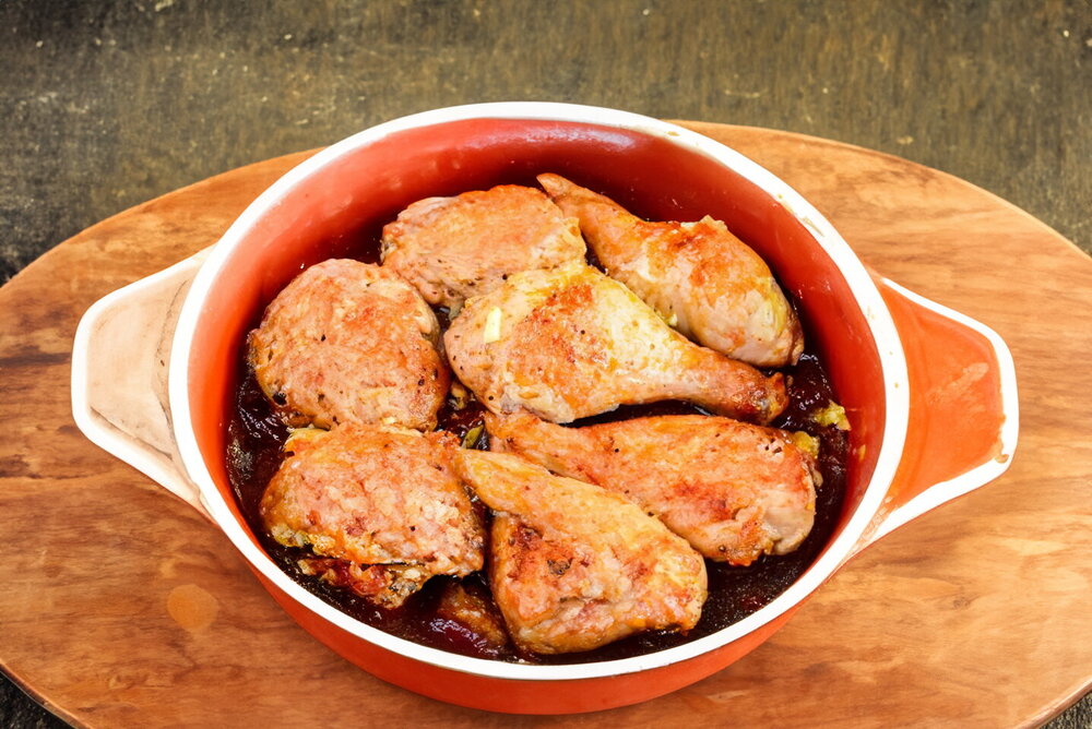 Pan-Fried Chicken with Garlic