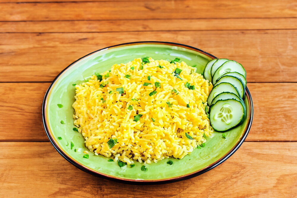Fried Rice in a Pan