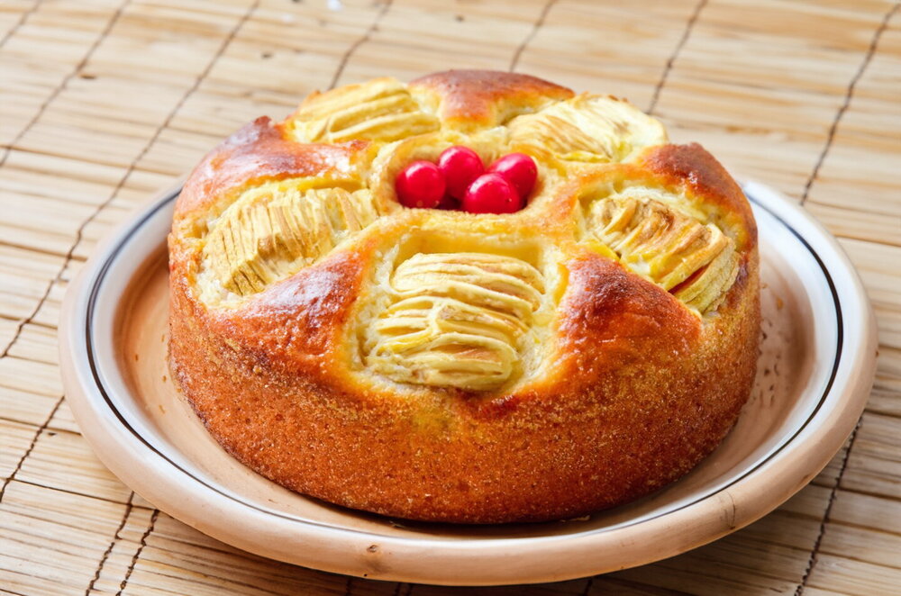 Eggless Cake Baked in the Oven