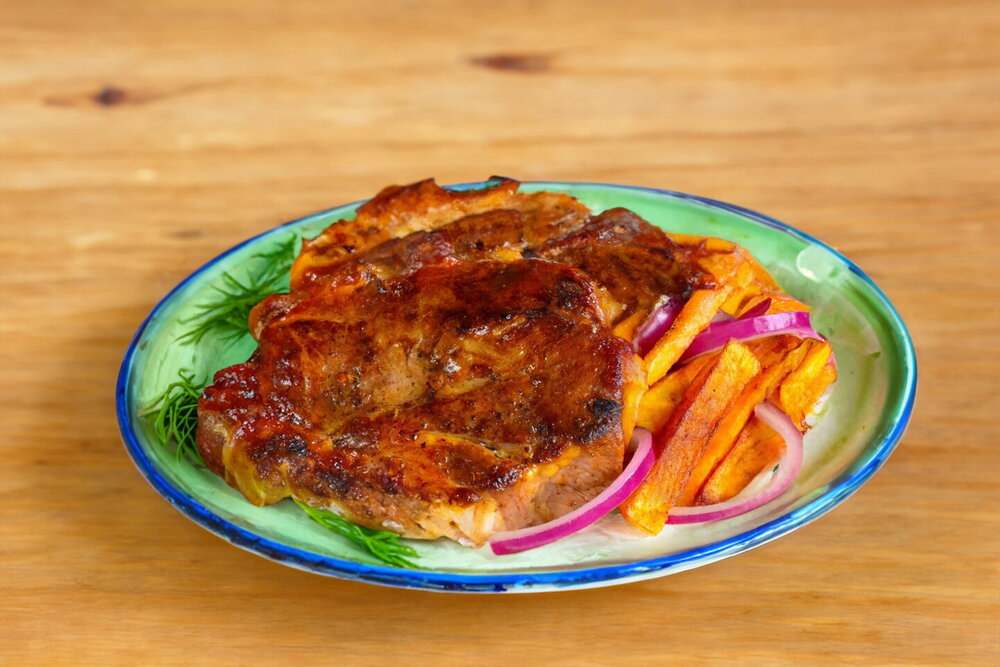 Pan-Fried Pork Neck