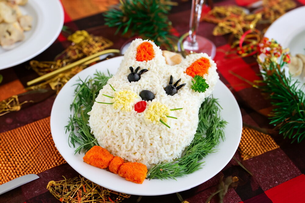 Bunny Salad with Chicken