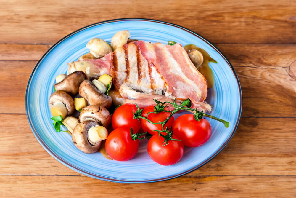Pork Steak in the Oven in Foil