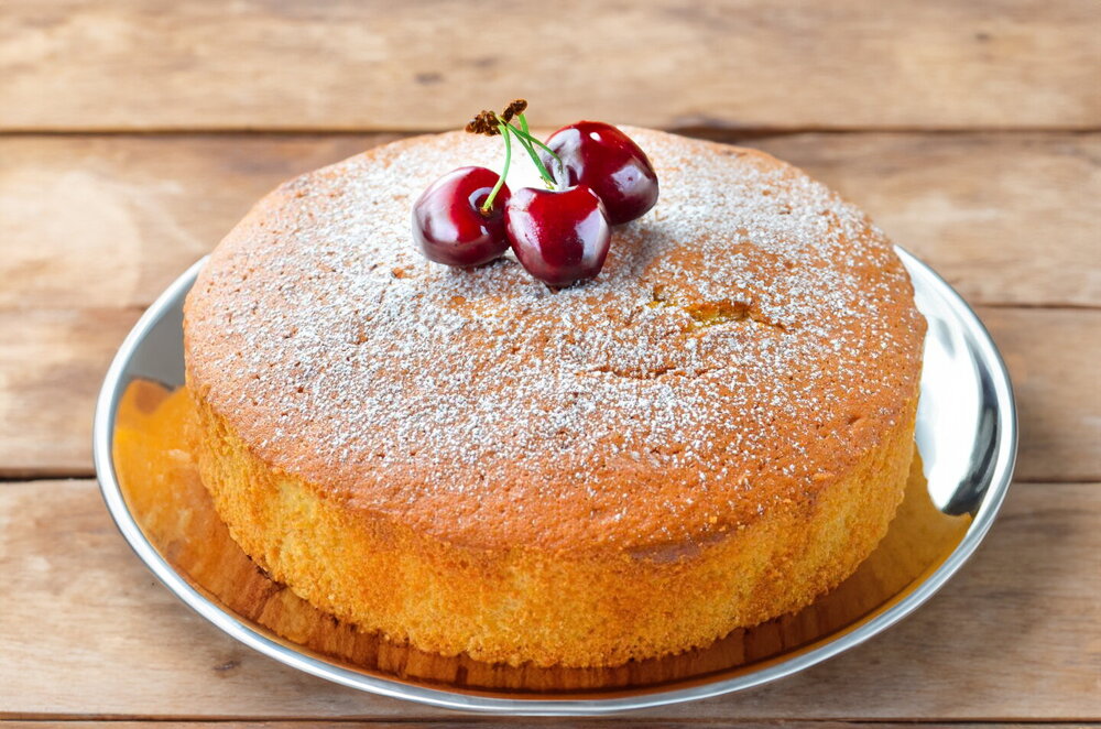 Simple Baked Milk Cake