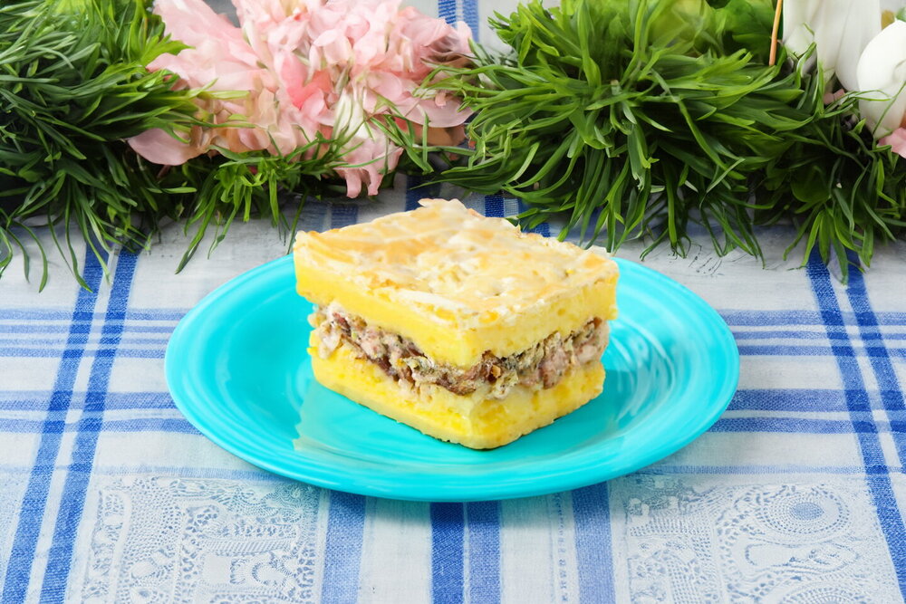 Chicken and Mushroom Casserole in the Oven