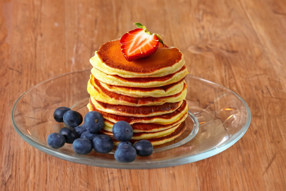 Fluffy Yogurt Pancakes