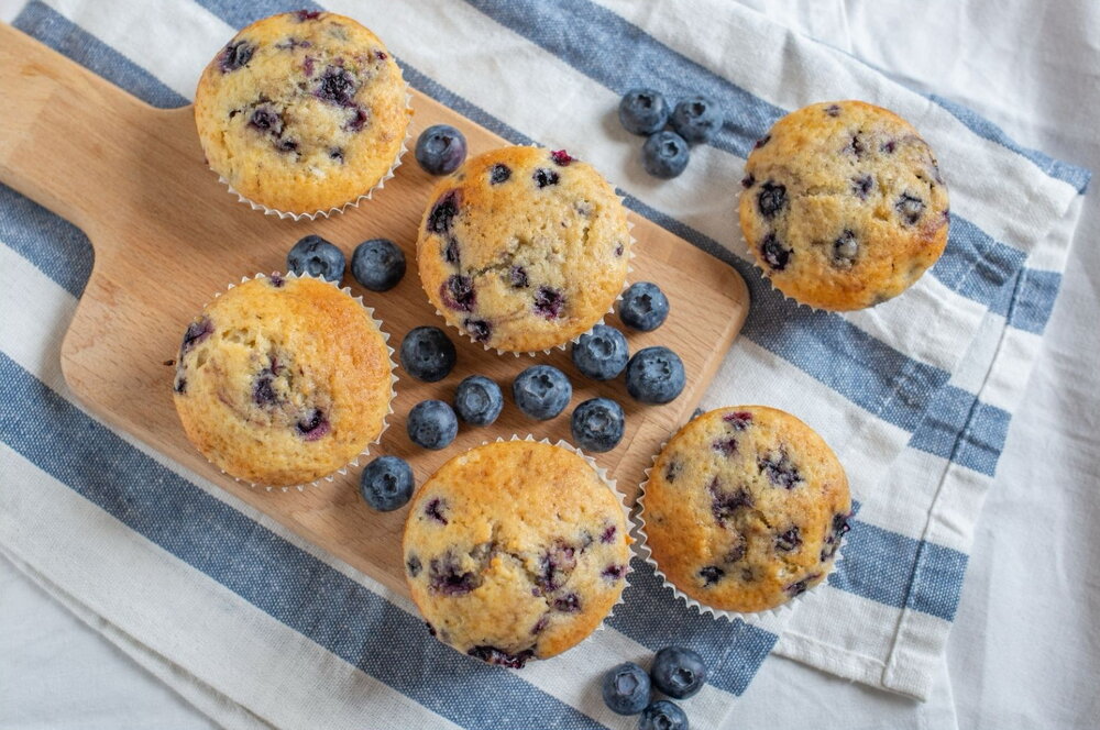 Blueberry muffins