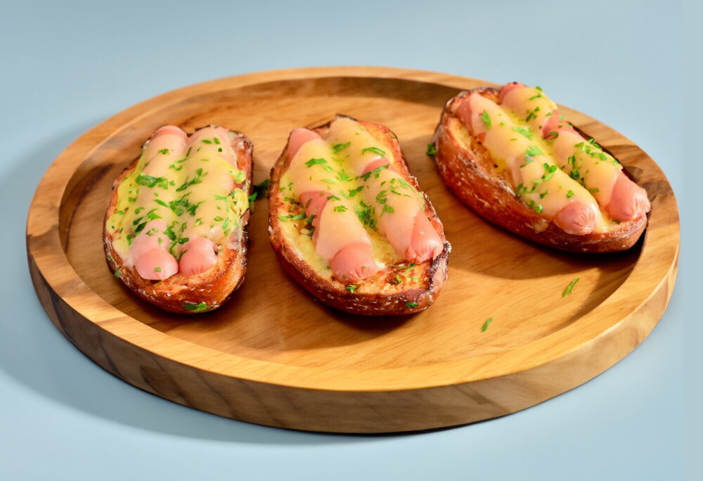 Hot Sandwiches with Sausage and Cheese
