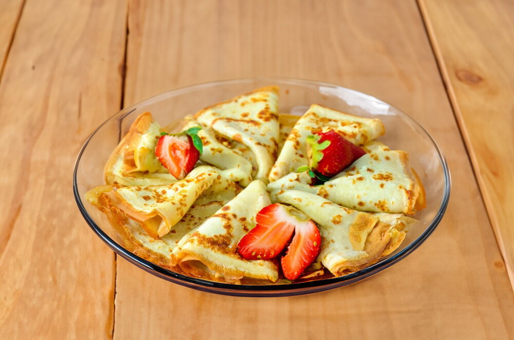 Pancakes with Milk without Yeast