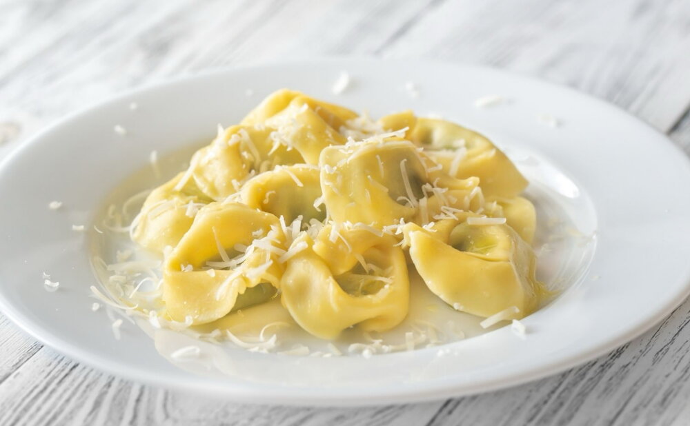 Brown butter dumplings