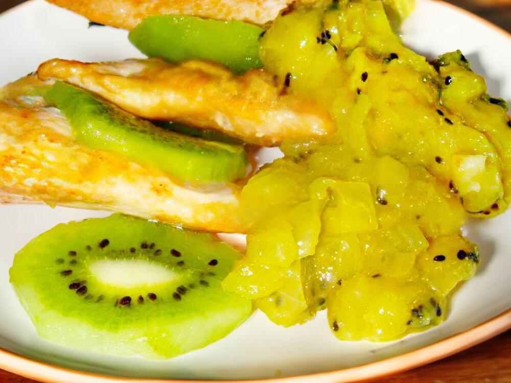 Chicken with Kiwi Sauce
