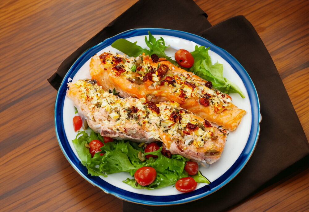 Baked Red Fish with Cheese