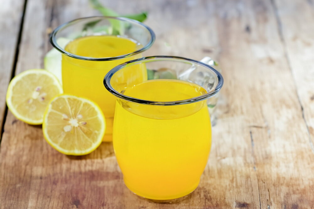 Lemon Ginger Turmeric Honey Drink