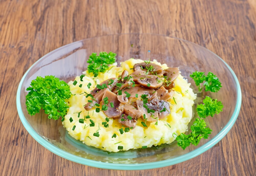 Mashed Potatoes with Mushrooms