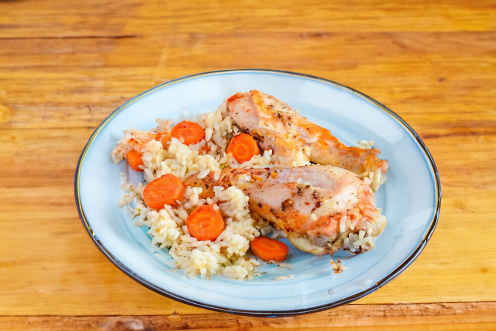 Baked Rice with Chicken