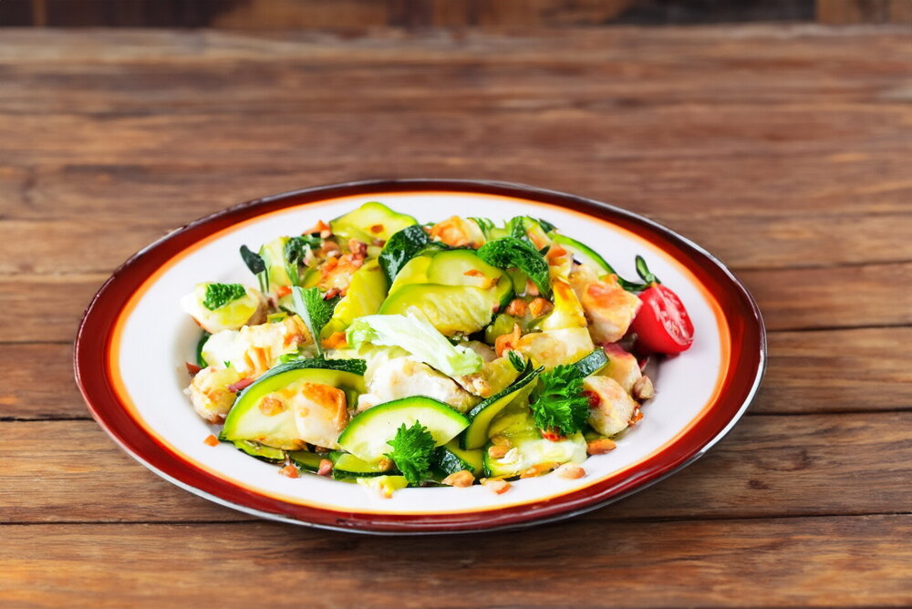 Chicken Skillet with Zucchini