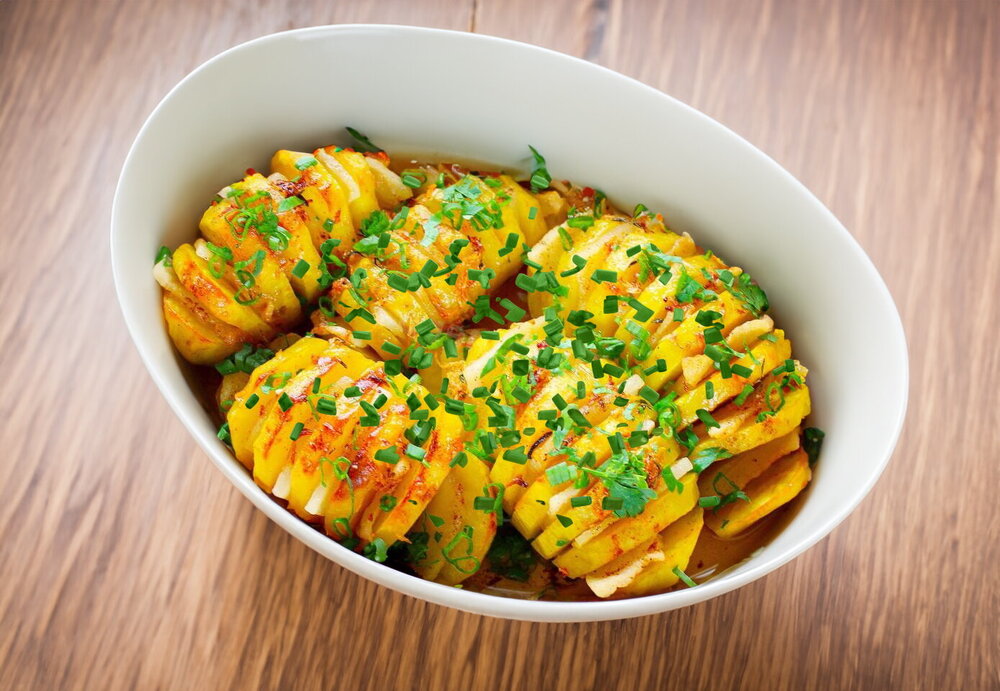 Oven-Baked Potatoes with Lard