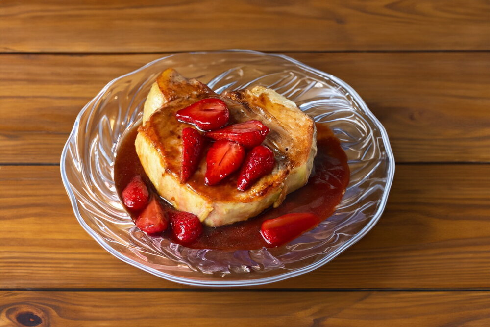 Festive Pork with Strawberries