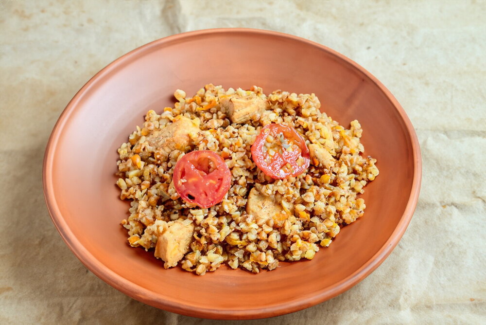 Buckwheat Porridge with Meat in a Multicooker