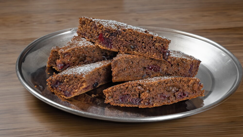 Chocolate Cake with Cherries